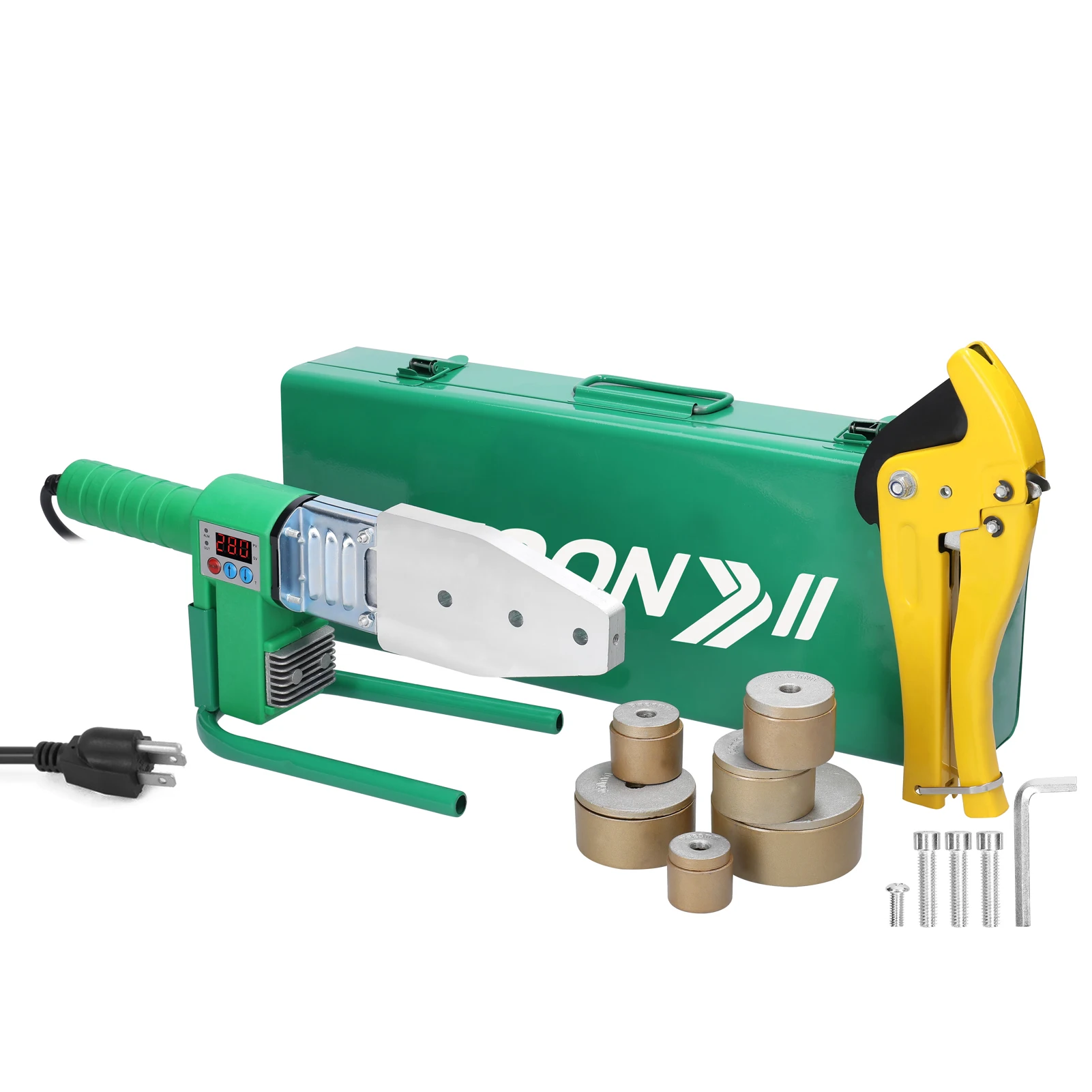 

Professional 1000W Digital Display Pipe Welding Machine Plastics PE Pipe Welding Device Home Pipe Heating Hot Melting Weldin