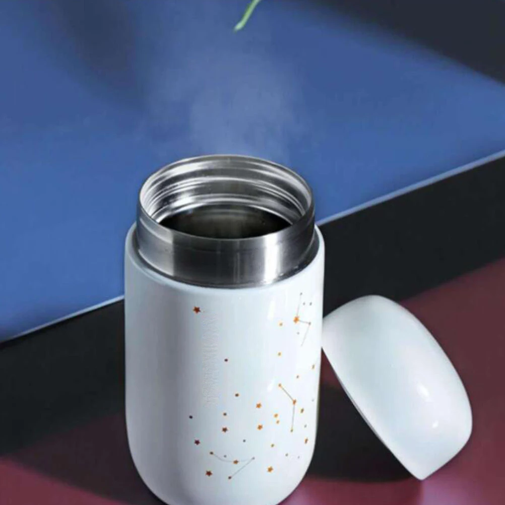 

1pc Cute Mini Stainless Steel Vacuum Cup Double Layers Insulated Water Bottle Thermal Leakproof Cup For Travel
