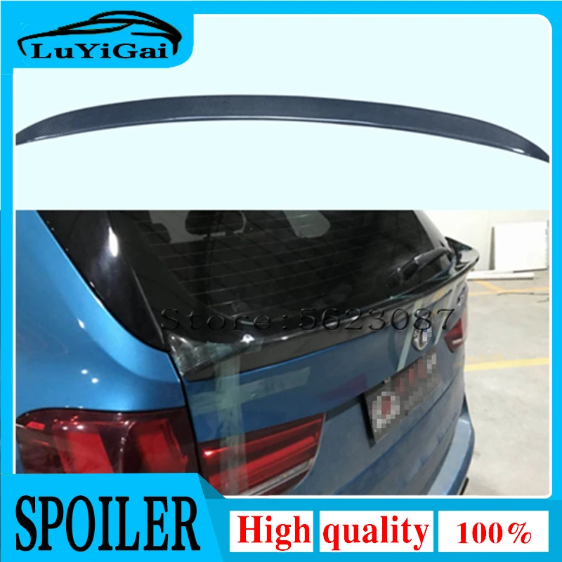 F15 X5 X5M Car Carbon Fiber Rear Wing Trunk Lip Spoilers For BMW F15 X5 X5M 28i 35i 50i 2014 2015 2016 2017