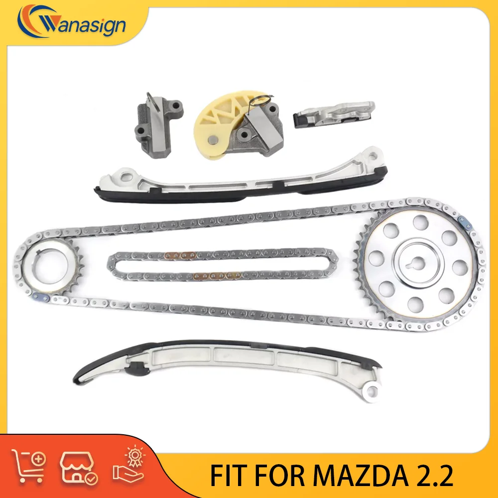 

AUTO ENGINE PARTS Timing chain kit For MAZDA 3 6 CX-5 2.2L L4 16V Diesel AWD SHY1 SHY4 SHY6 SHY6 SHY8 OE SH01-11-314 2012-2024