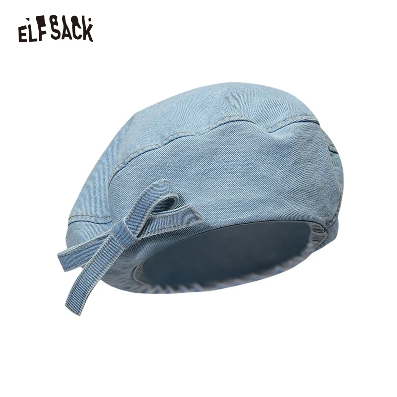 Elfsack 2025 ฤดูร้อนมาใหม่สาวเบเร่ต์คาวบอย