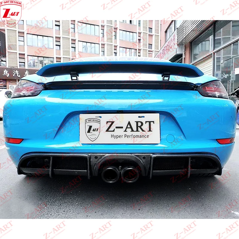 Z-ART 718 Original Carbon Fiber Tuning Body Kit for Porsche Boxster Cayman 2017-2019 Carbon Fiber Retrofit Kit for Porsche 718