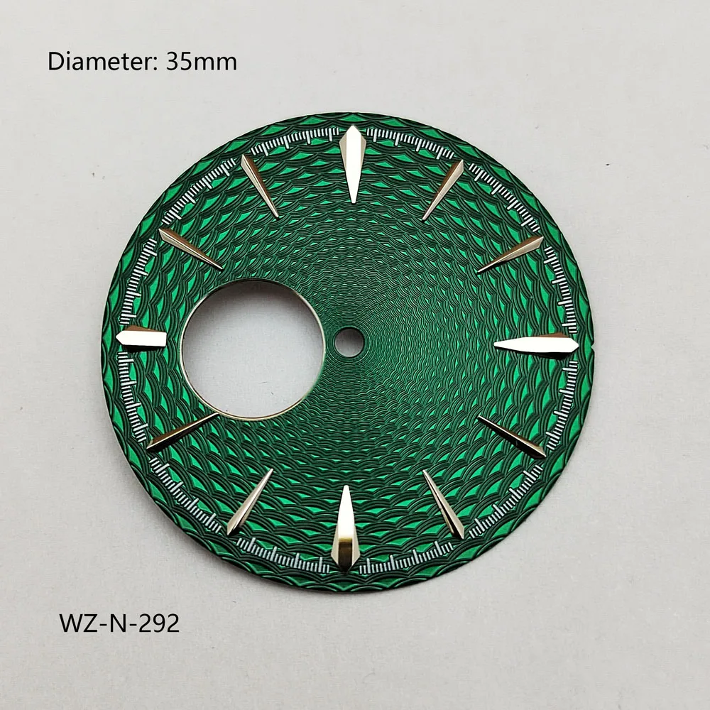 35 مللي متر NH38 الطلب التدرج اللون الضغط الهاتفي مناسبة ل NH38 الحركة الميكانيكية الأوتوماتيكية هيكل عظمي ساعة يد تعمل بالحركة الملحقات #5