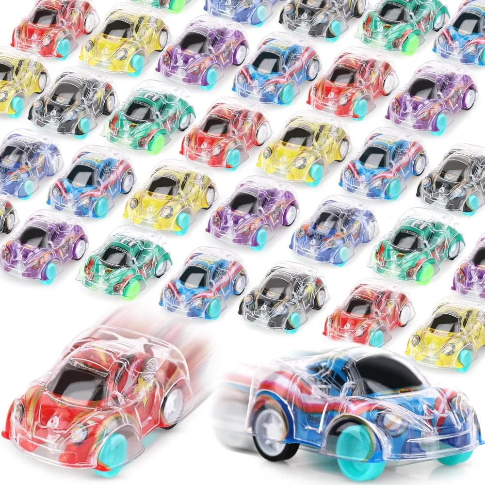

36 Pcs Mini Pull Back Car for Boys 4-8 Years Old Racing Car Party Favors Bulk Kids Car Set for Classroom Prizes, Treasur
