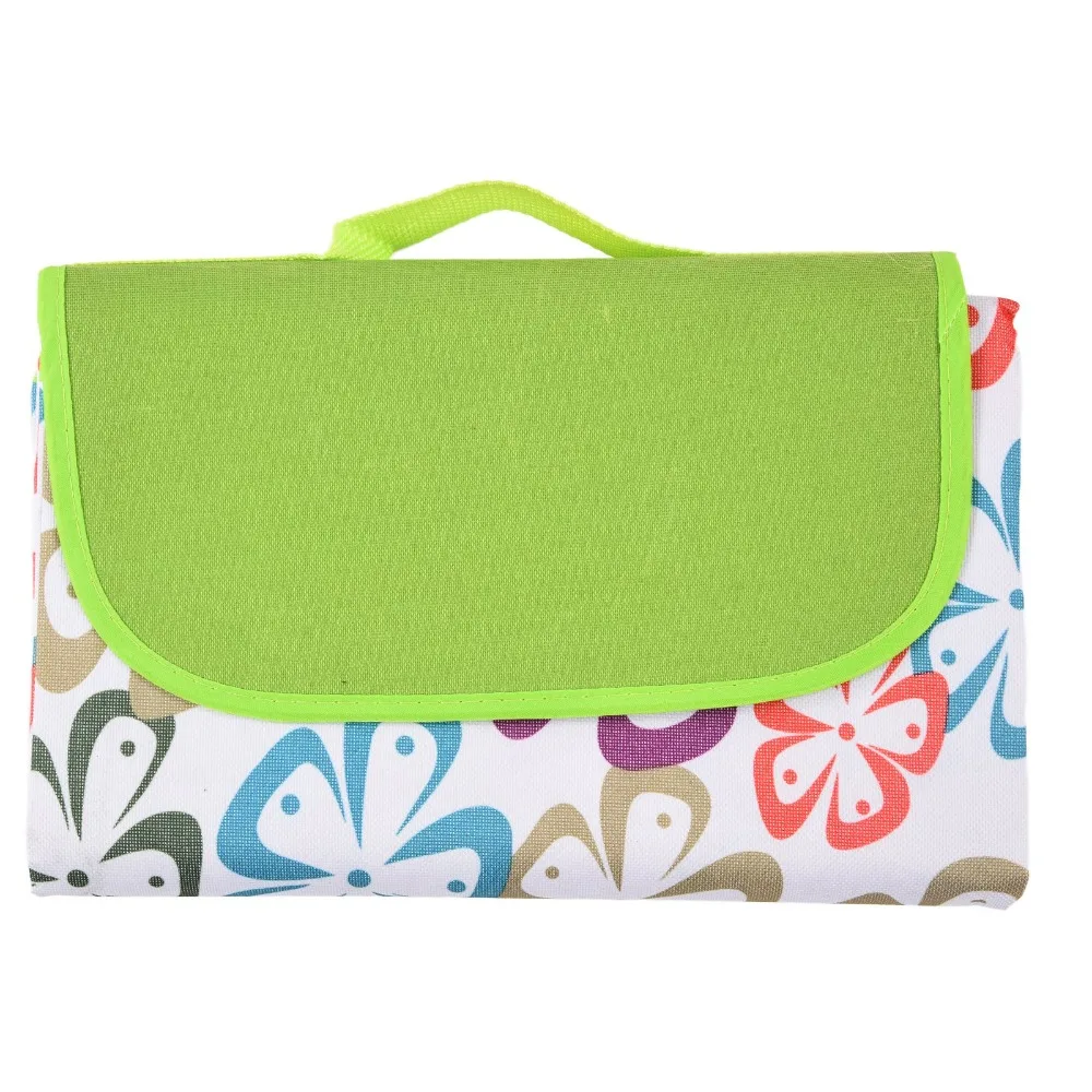 Washable 600D Oxford Cloth Picnic Blanket Waterproof Sandproof Camping Pad Large Pink Beach Blanket For Outdoor