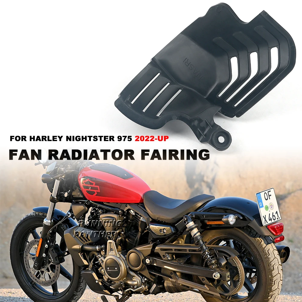 For Harley Nightster 975 RH975 S 2022 2023  Motorcycle Fan Radiator Cover Fairing Hot Cooling Air Deflector Spoiler Guard