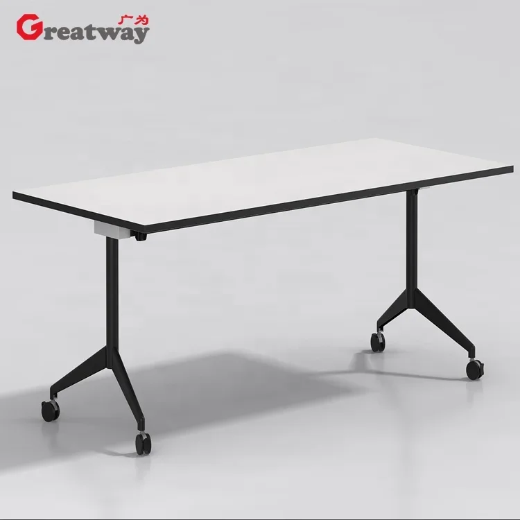 Greatway ZD-22 Factory Direct Anti-Deformation Durable No Stutter During Folding Adjustable Conference  Foldable Computer Table