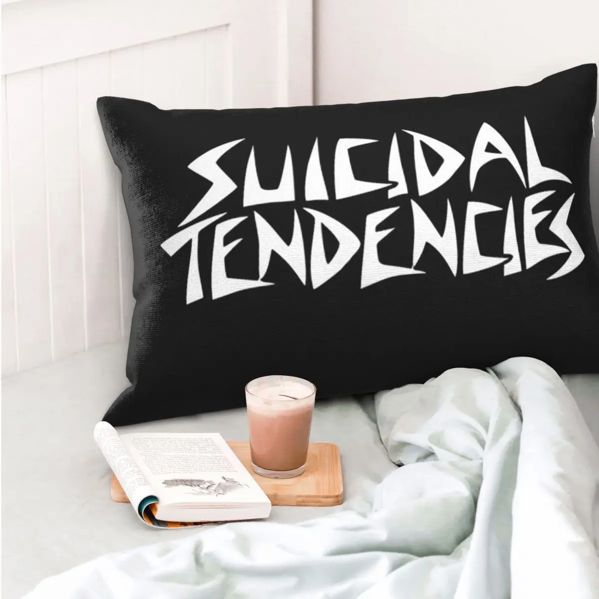Rock Music Suicidal Tendencies Band Rectangle Pillowcase Cushion Cover Decor Bedroom Bed Home Comfort Throw Pillow
