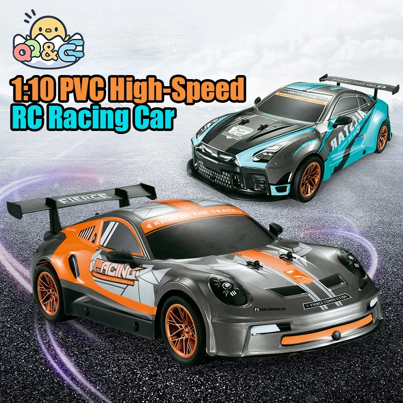 

1:10 RC Racing Car PVC Remote Control High-Speed Vehicle 2.4G 4WD Radio Controled Machine Toys For Children Kids Gifts Drift