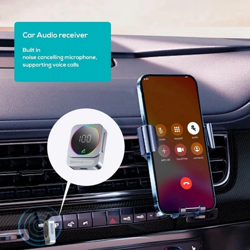 Bluetooth Aux Adapter For Car,Portable Bluetooth Car Adapter, Wireless Audio Receiver For Car /Home Stereo Speaker