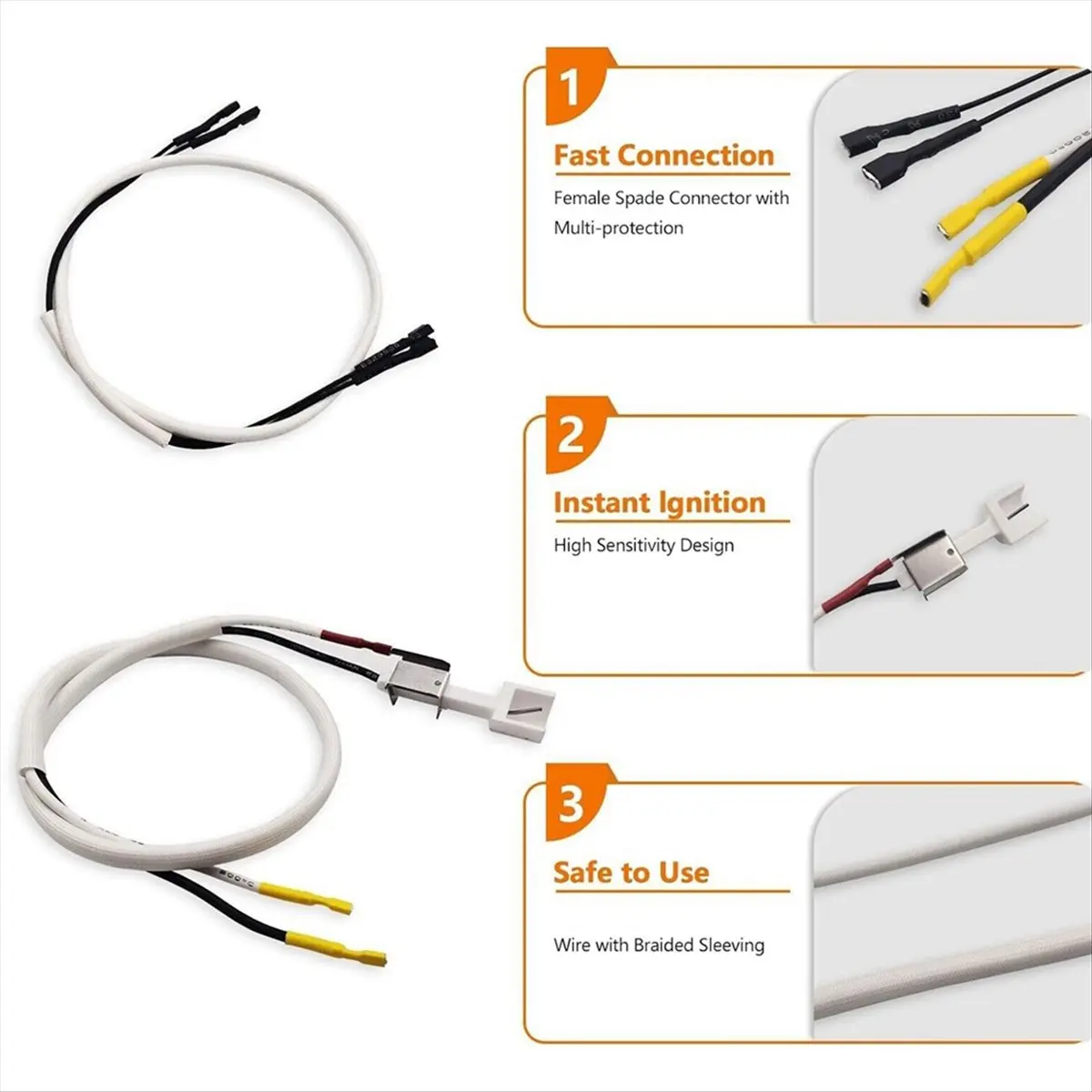 

Горячий комплект зажигания A110I 7642 для газового гриля Spirit I&II 210-310, комплект электронного воспламенителя для моделей E-210, S-210, E-310