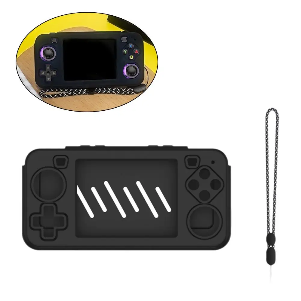 Untuk R36H Penutup Pelindung Silikon Tahan Debu Casing Konsol Game Padat Dapat Dicuci Aksesori Sederhana Penyimpanan Anti Gores Warna L9B6