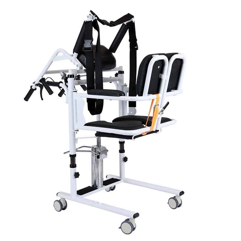 Silla de transferencia manual para uso doméstico y hospital, elevador hidráulico para pacientes con eslinga de seguridad, asiento de inodoro para equipos de rehabilitación