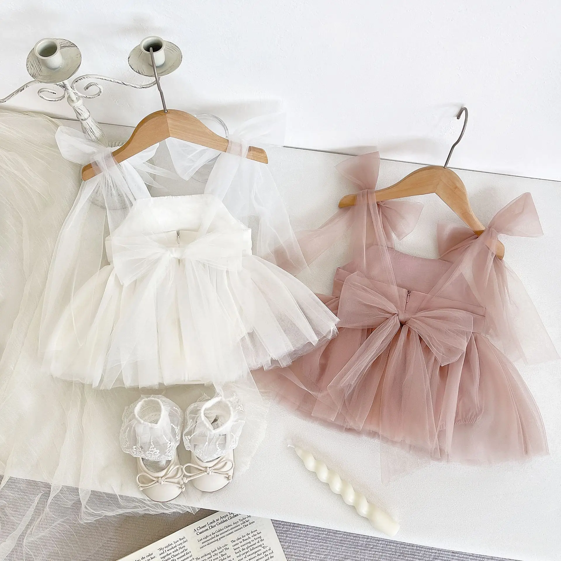 

Summer Baby Romper Girls Party Toddler Princess Dress Infant Clothes Lace Bodysuits & One-pieces Baby Photograph Clothing