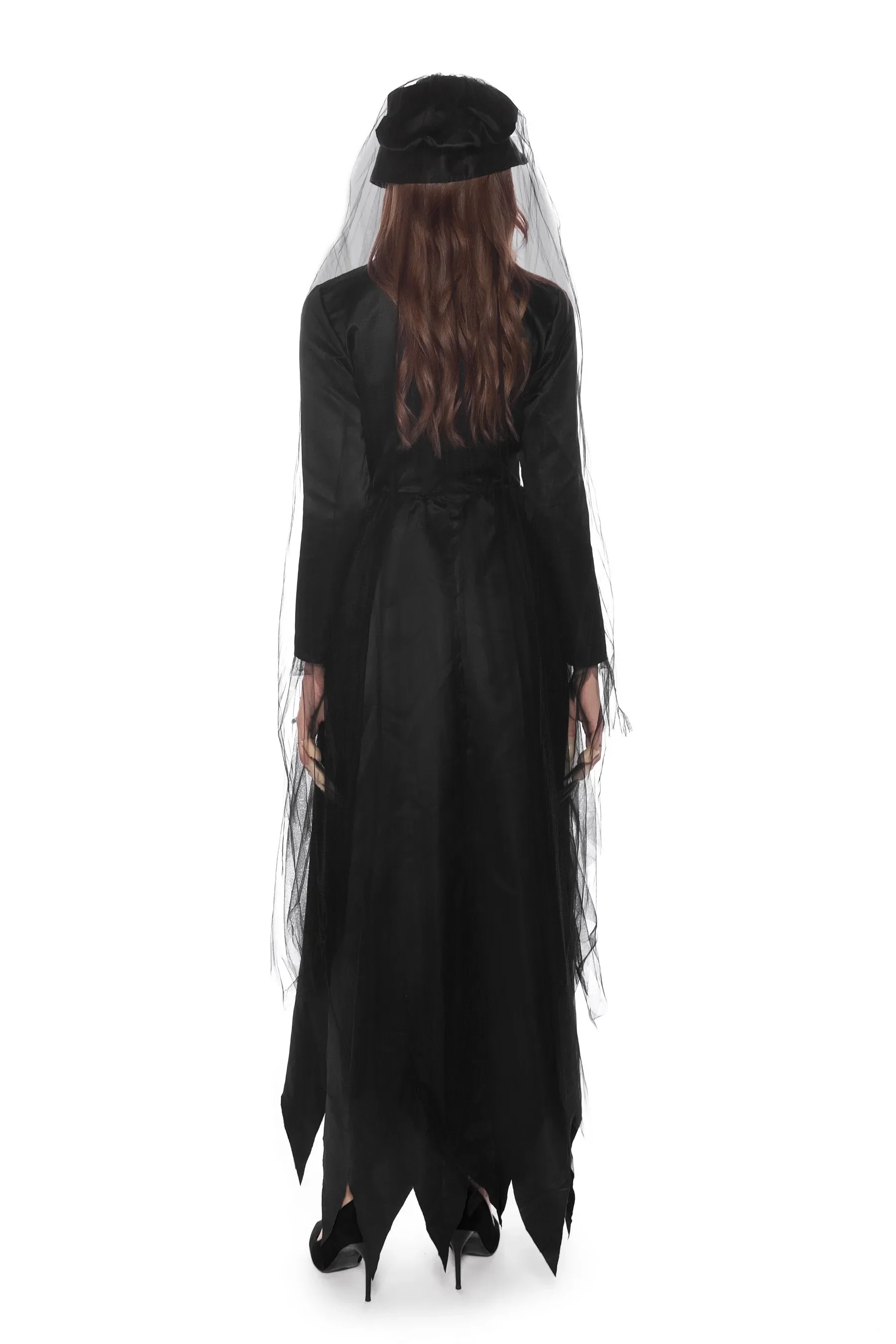 New Halloween Adult Dead Ghosts Witch Dress Demon Vampire Costume Dark Suit Devil Ghost Bride Costumes Scary Clothes