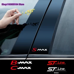 4pcs Car body Sticker For Ford SMAX BMAX CMAX Auto Accessories