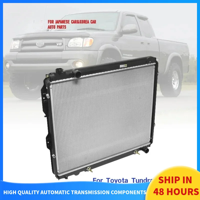 

To yo ta Tundra Car Cooling System Aluminum OEM:16400-0F020 Radiator Part Tool Grille 2000-2006 Model