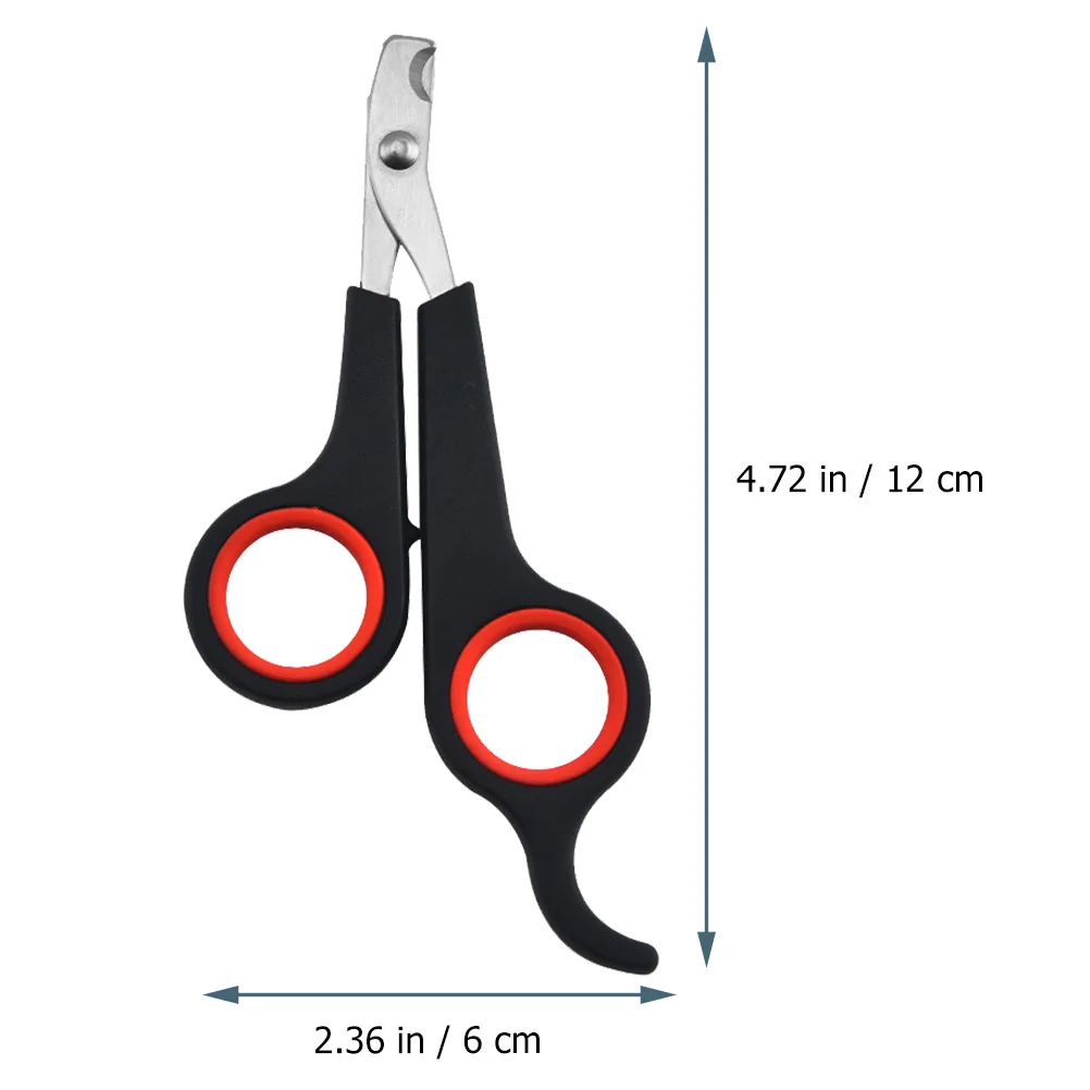 

3Pcs Stainless Steel Pet Nail Clippers Safety Guard Anti-Slip Handle Ergonomic Dog Cat Nail Trimmers Household Pet Grooming