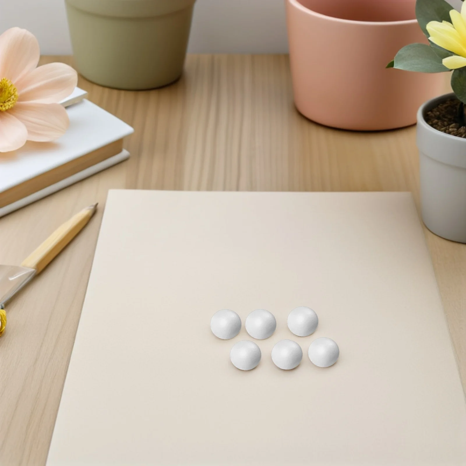 1500 Stuks 1.5 Cm Schuim Ambachtelijke Ballen Lichtgewicht Polystyreen Bollen Voor Kunstprojecten Diy Bol Ballen Kinderen Creatieve activiteiten