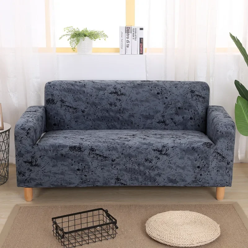 Splash Ink Printed Sofa Covers For Dogs Elasticity Stretch 1/2/3/4 Seat Sectional Sofa Towel All-inclusive Anti-skid Slipcovers