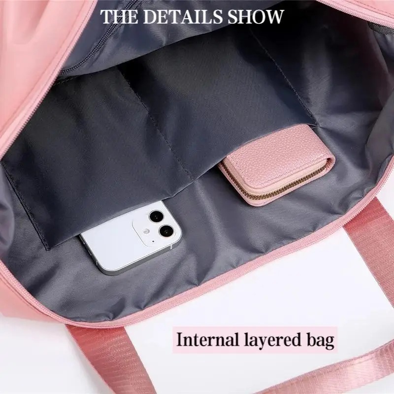 Erweiterbare Große Reisetasche, Wasserabweisende Sport- und Fitness-Handtasche, Lässige Reisetasche – Detail 26
