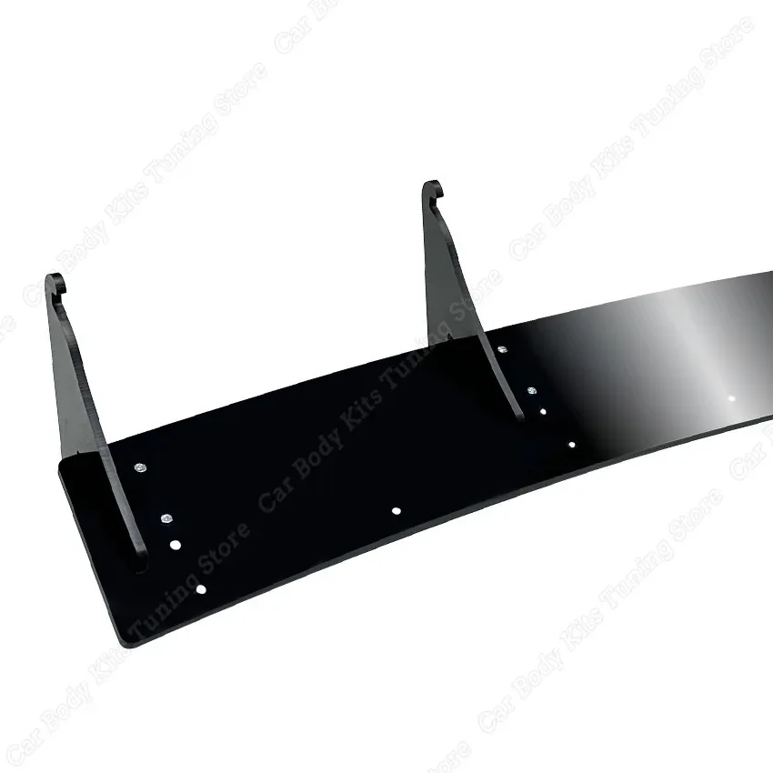 For AUDI S3 8V Sedan Pre-facelift 2013-2015 Car Rear Bumper Diffuser Rear Side Splitters Spoiler Lip Black Body Kit Accessories