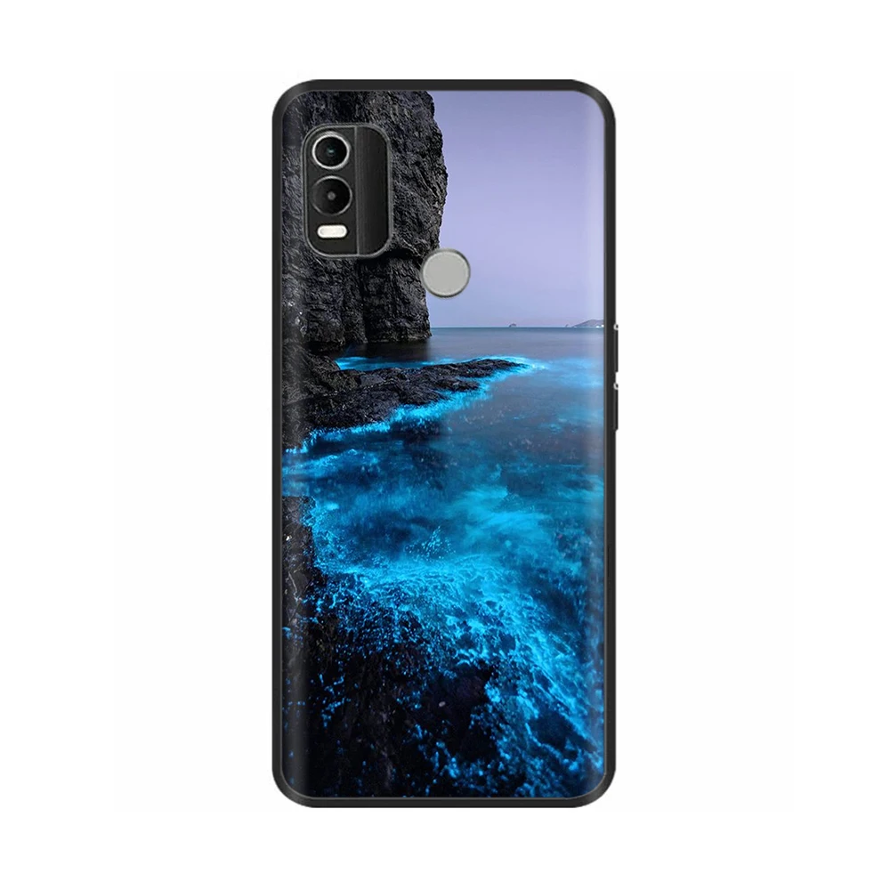 For Nokia C21 Plus Case Soft Silicone TPU Cover For Nokia C21 Fundas Capa For Nokia C21 Plus Phone Case Black Bumper Coque Shell