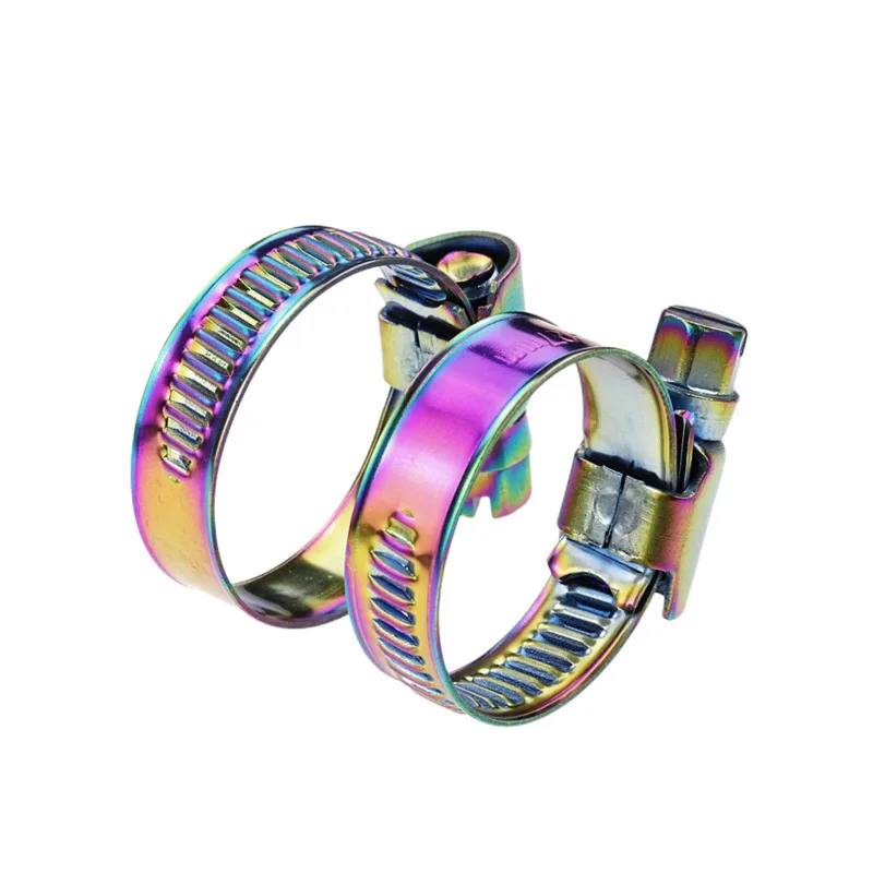 5 Pieces Motorcycle Hose Clamps Air Filter Clips Plating Color Universal For Honda Yamaha Kawasaki Suzuki Ktm Bmw
