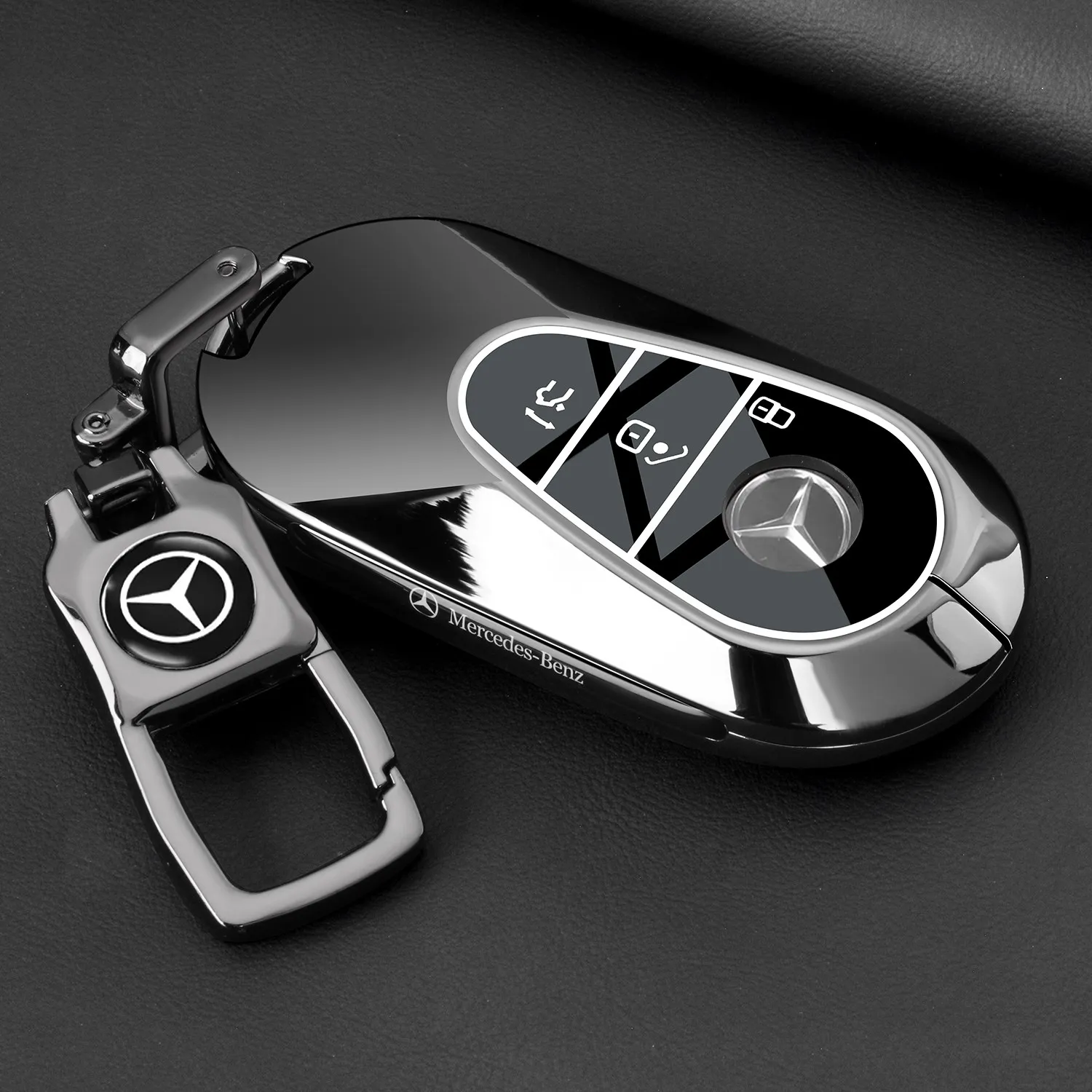 Car Key Case Cover Shell for Mercedes Benz C S Class W223 W206 S260L S350L S400L S450L S500L S480 S580