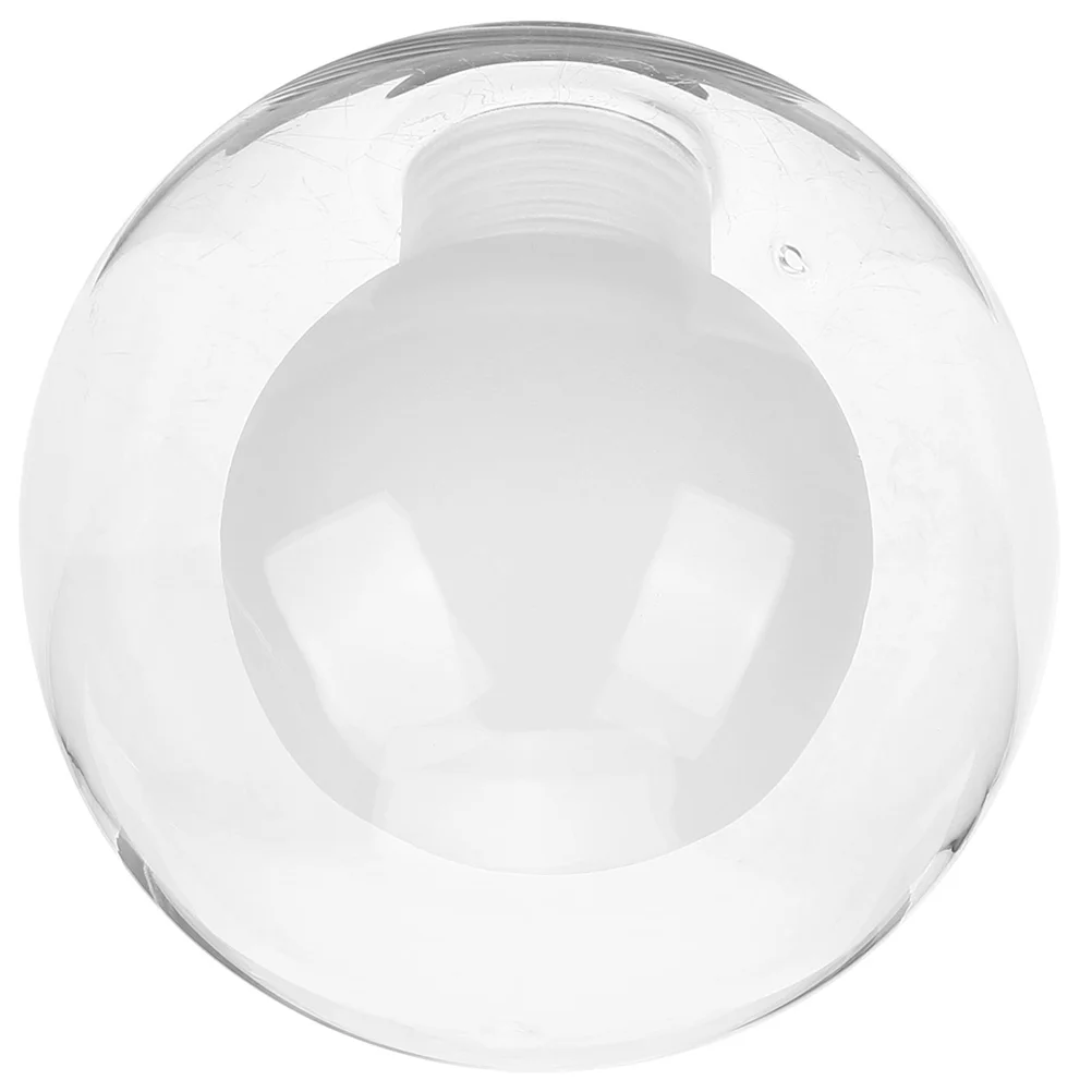 Double Layer Spherical Glass Lampshade Pendant Lights Diffuser Transparent Sphere Table Shades for