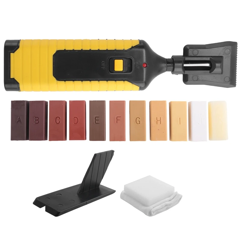 Laminate Flooring Repair Kit Electric Heating Wood Floor Scratch Repair Plastic+Resin For Furniture