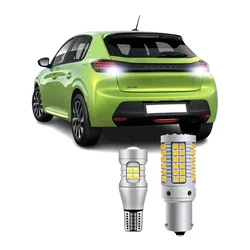 LED Car For Peugeot 208 2020 2021 2022 2023 2024 LED Rear Turn Signal Backup Bulb CANBUS