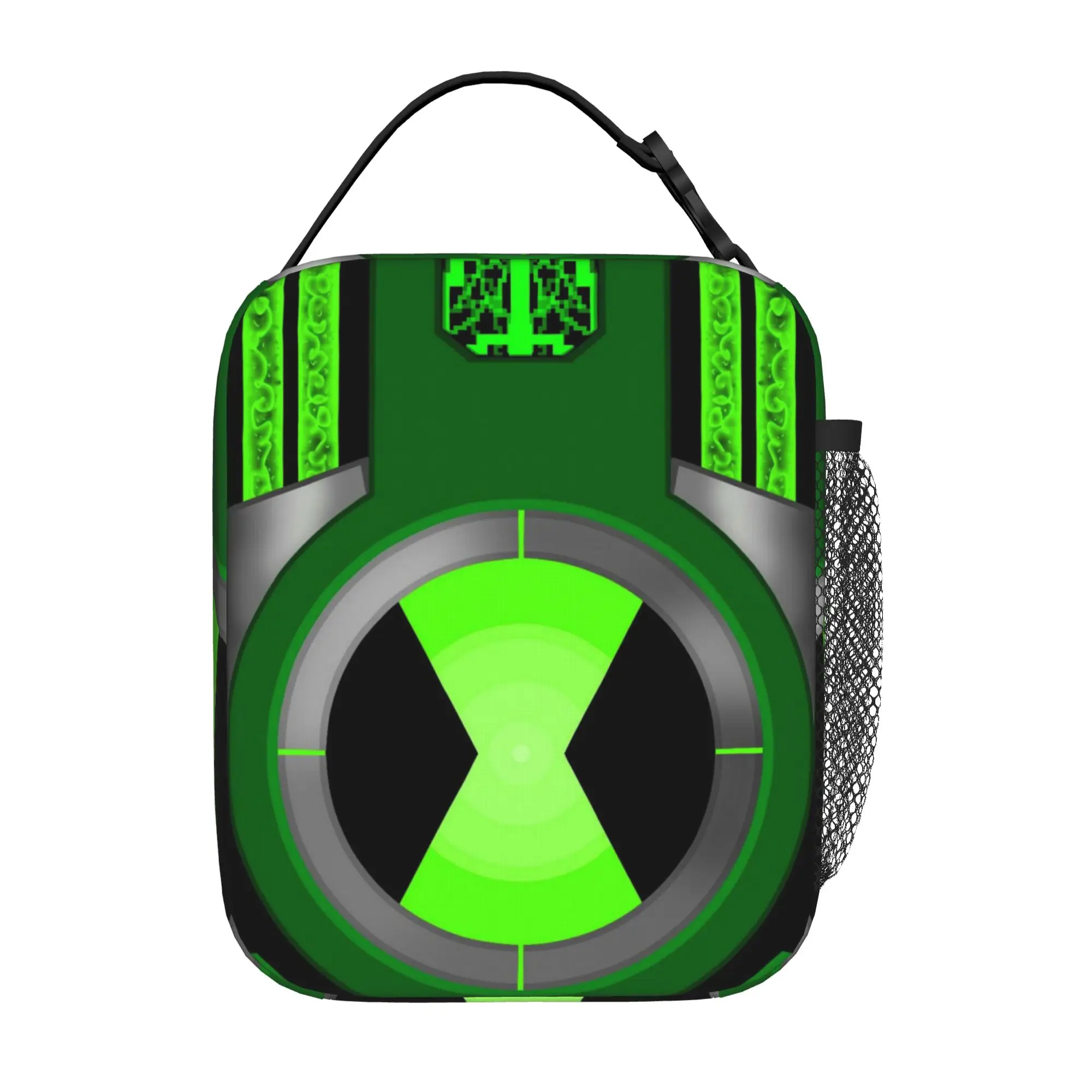 Ben 10 Lunch Bag Ben10 Omnitrix Symbol Decor Washable Super Quality Multi-Function Food Organizer Lunch Bag