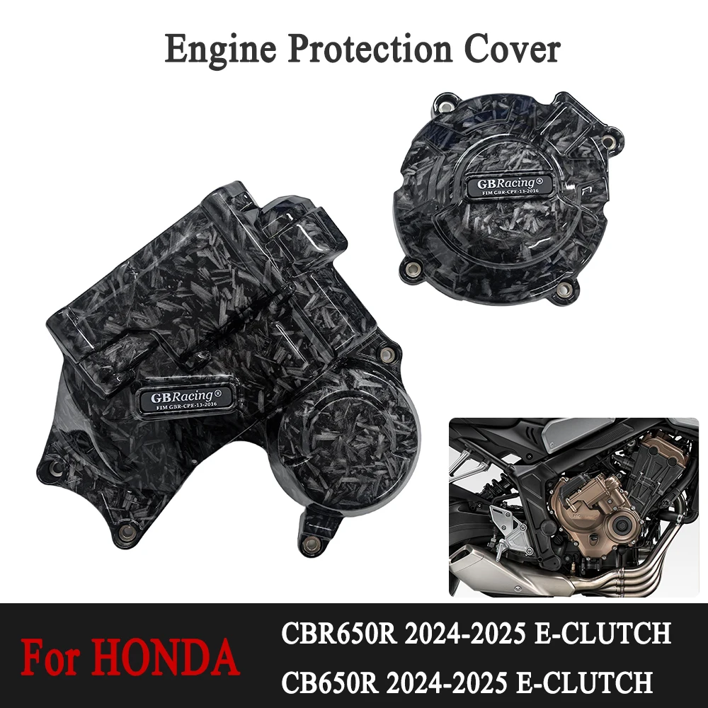 

CBR650R & CB650R E-Clutch 2024-2025 GB Racing Secondary Cover Set For HONDA CBR650 Motorcycle Protective Covers Set