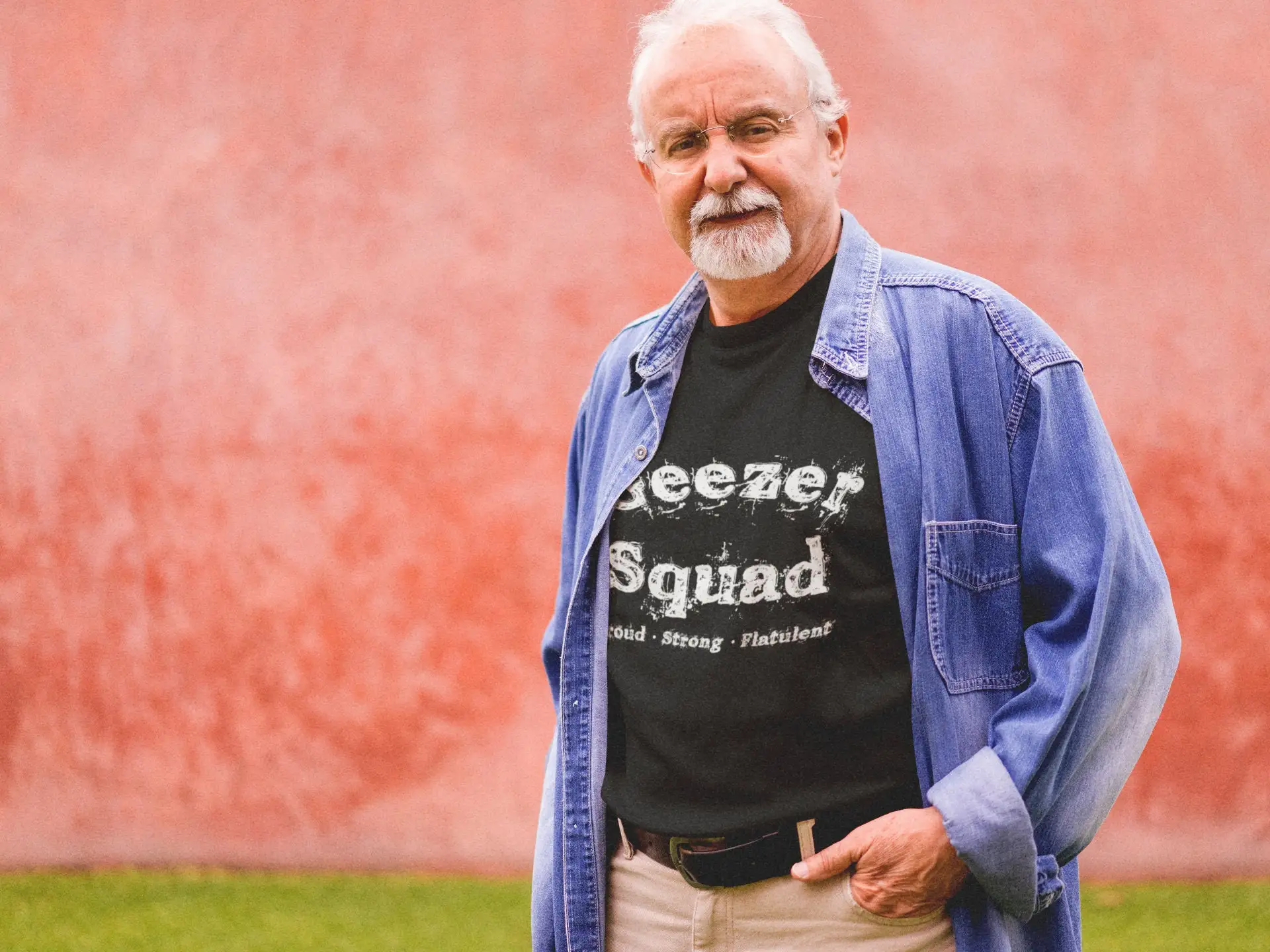 Geezer Squad T Shirt Funny Grandpa Fathers Day Dad Joke TH563