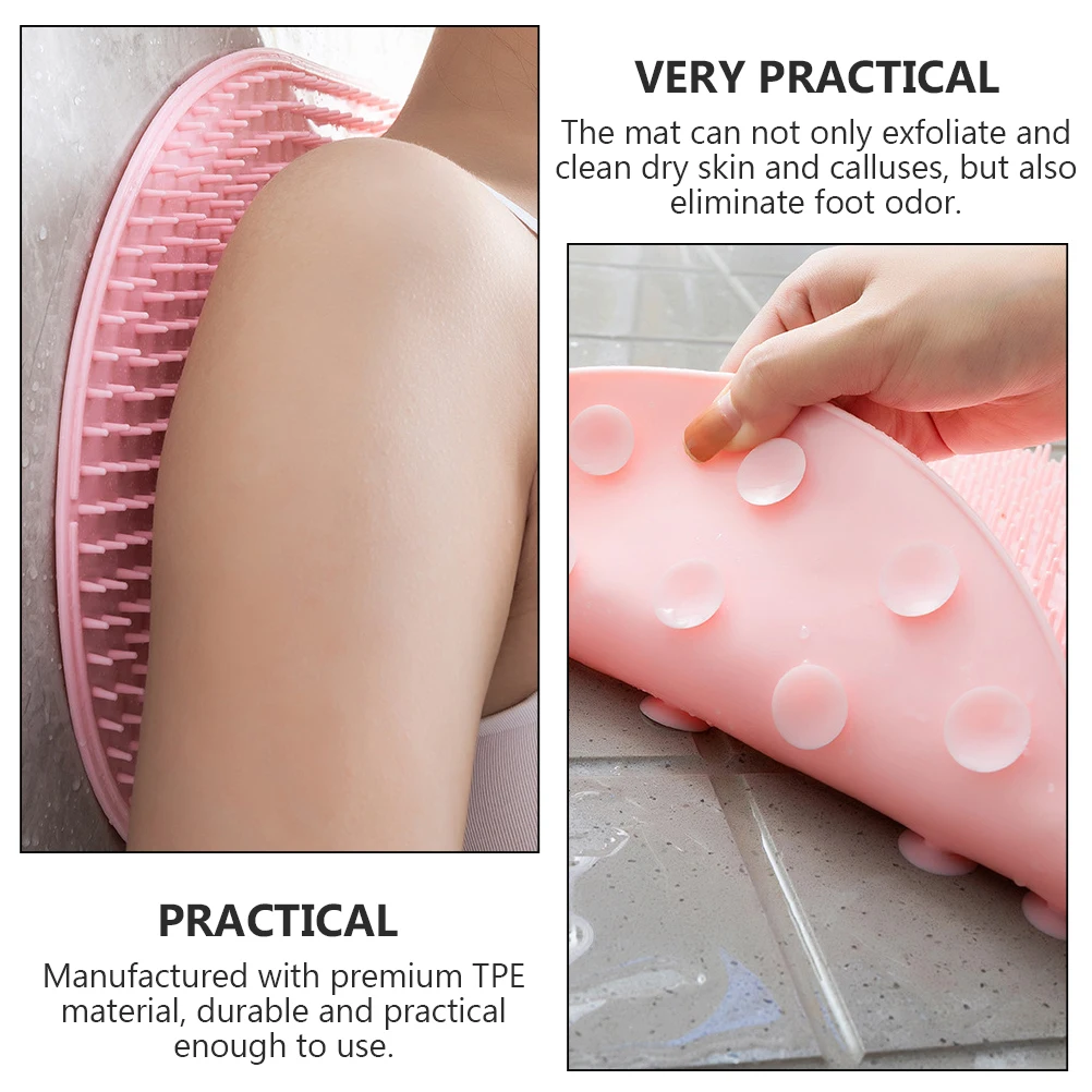 

Foot Rub Massage Pad Cleaner Massager Scalp Scrubber Mats Pads Shower Multifunction