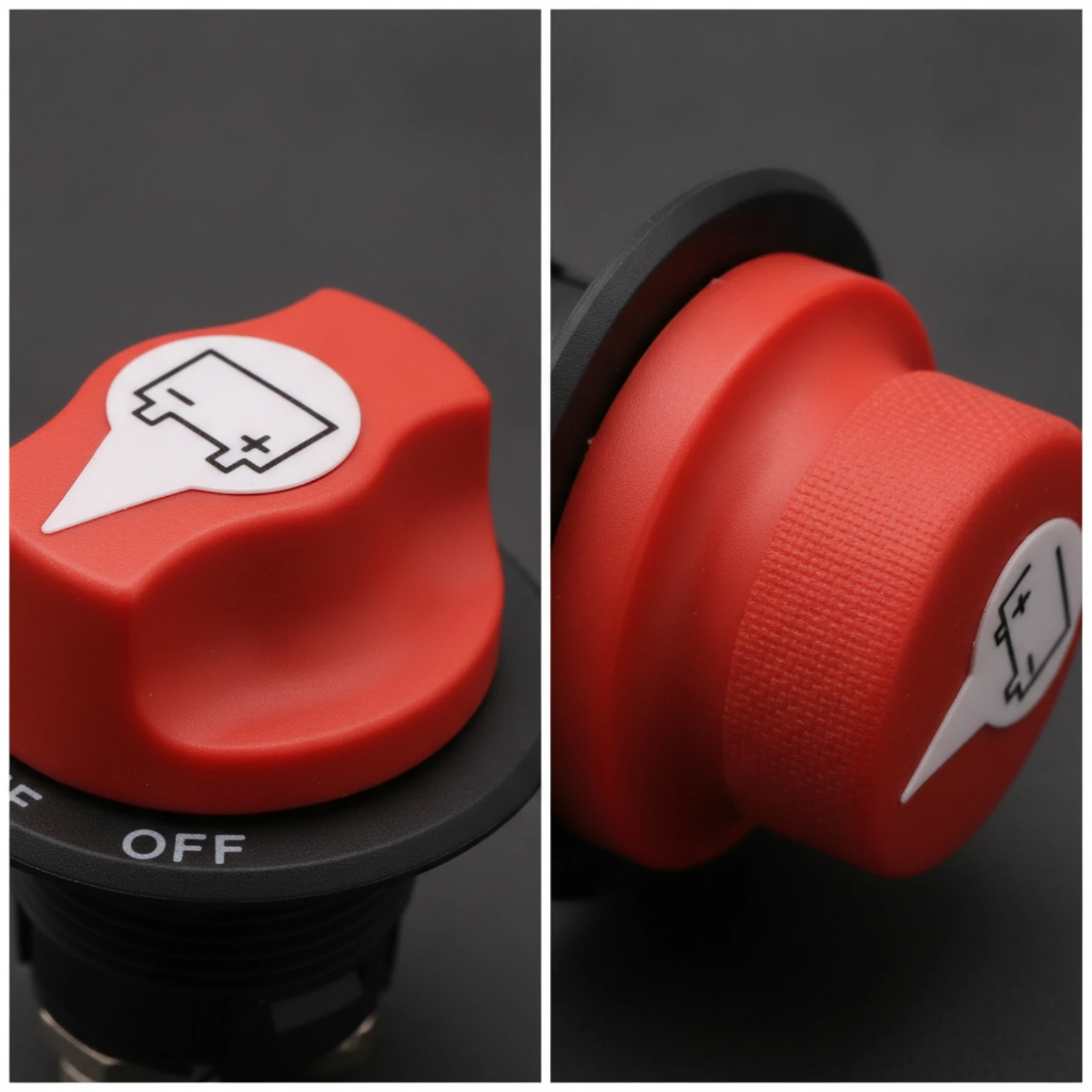 Battery Disconnect Switch Heavy Duty Battery Cut off Switch Waterproof 12V for RV Owners, Marine, Boat view 4