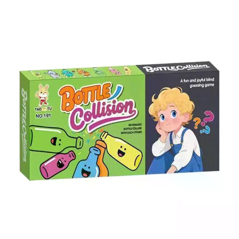 1Set Guess The Bottle Game Puzzle Colorful Classification Toy For Kids Memory Training Games Parent-child Interaction Board Game