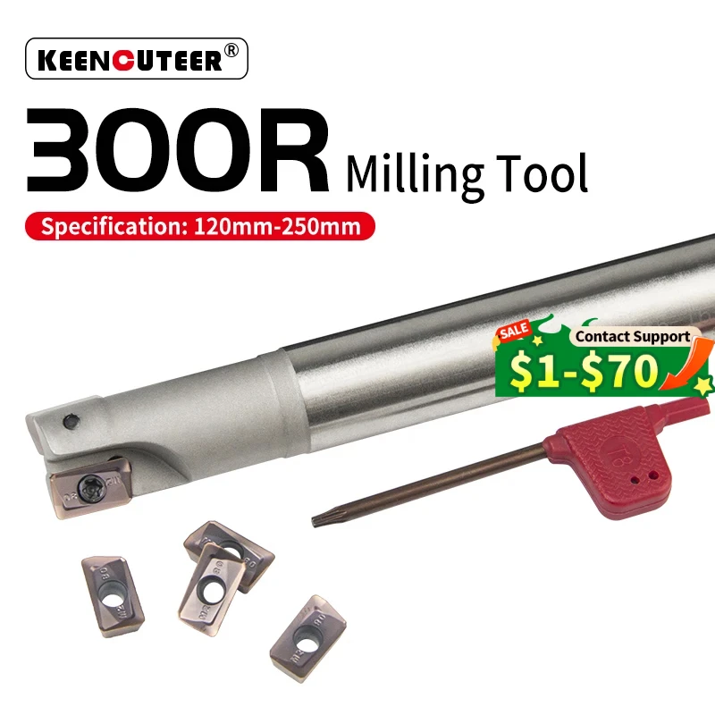 

1 шт. BAP 300R фреза 120-250 мм фрезерный инструмент, держатель, торцевая фреза для Карбид печатной платы 10 шт. в упаковке APMT1135 KT1505 KT930