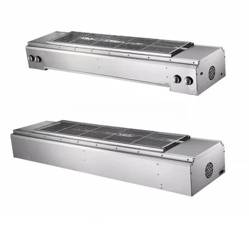 Commercial Outdoor Indoor Stainless Steel Smokeless Indoor Stove Desktop BBQ Gas Grill