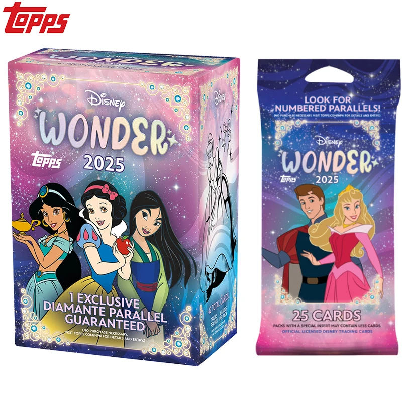 

Новинка 2025 года, ограниченная коллекционная карточка Disney Wonder Value Box, LOOK ДЛЯ НОМЕРОВАННЫХ ПАРАЛЛЕЙ