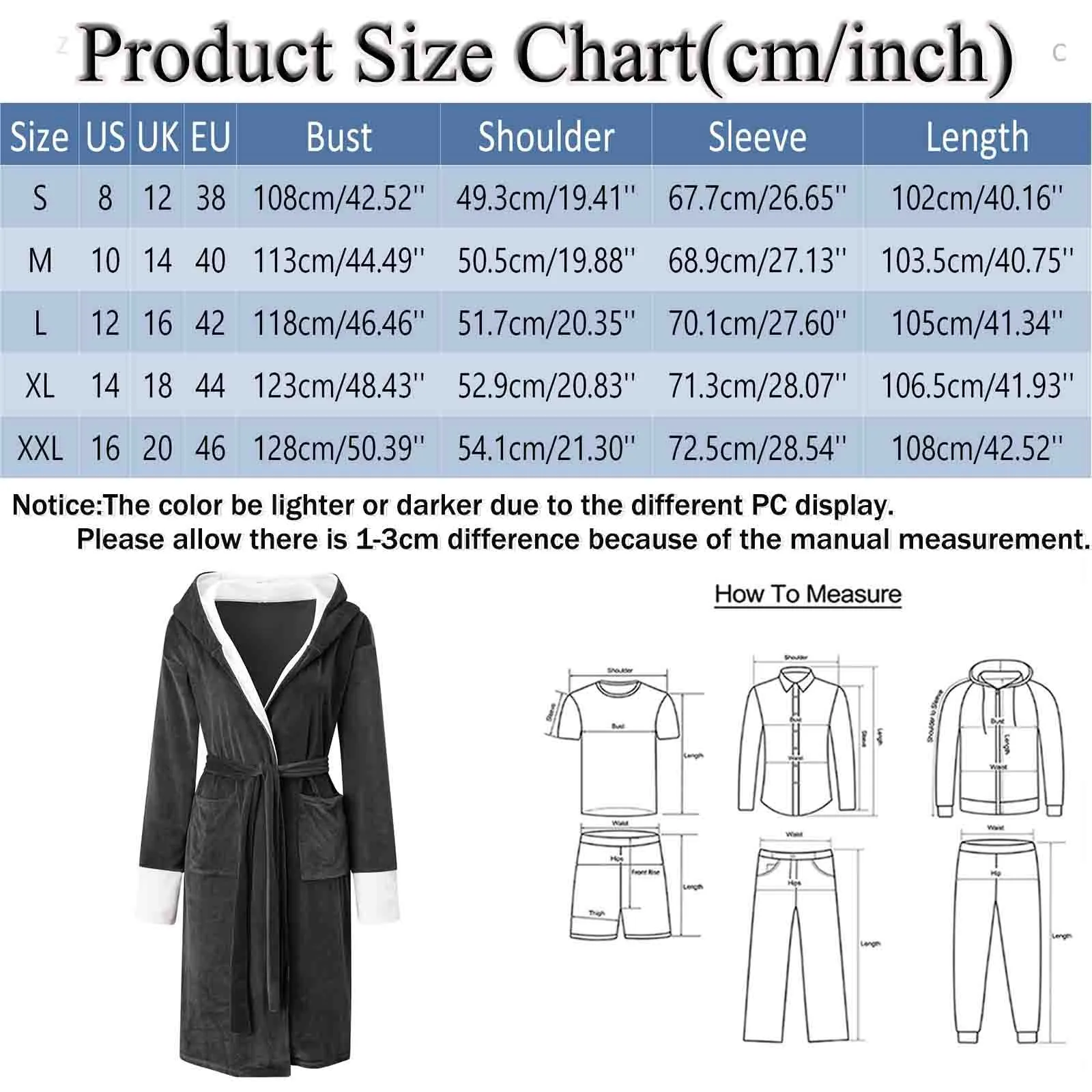 Man Winter Warm Flannel Robe Plush Shawl Male Bath Robe Lounge Home Bathrobe Clothes Nightgown Sleepwear Casual Long Sleeve Mens