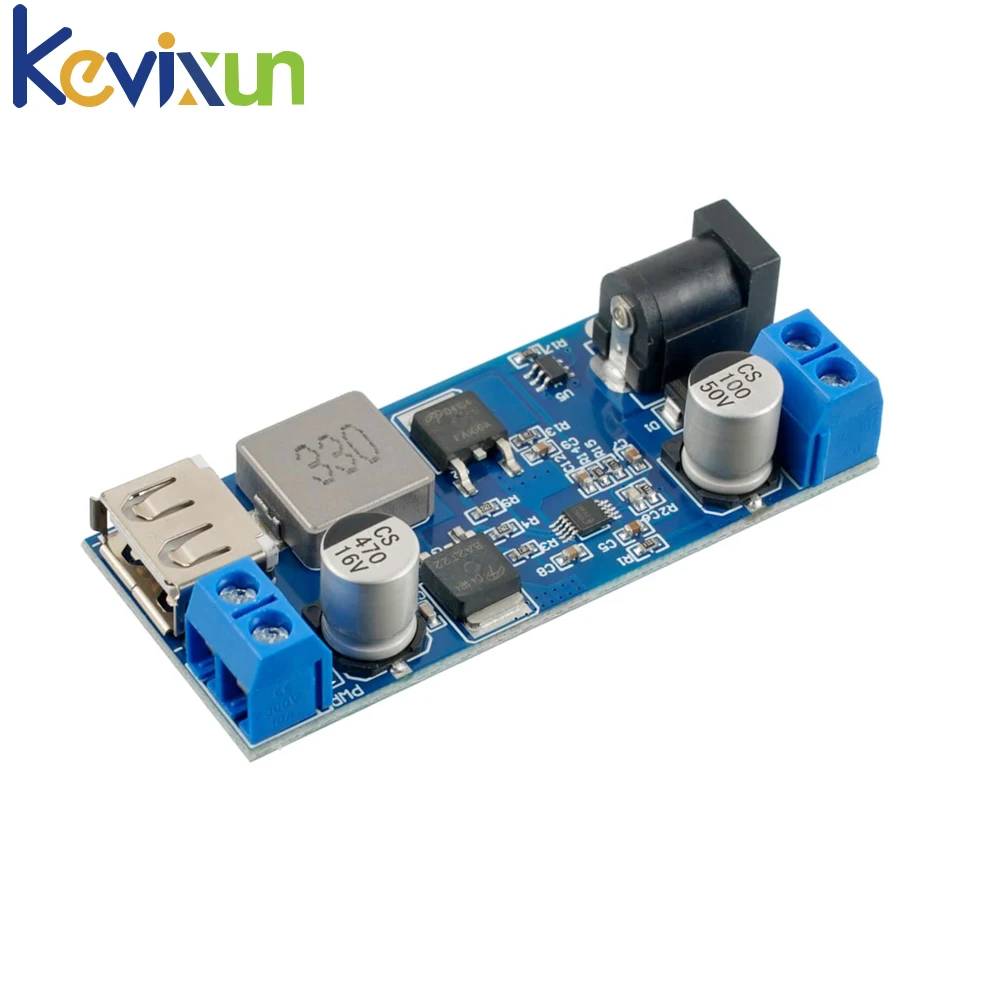 DC 5A Step-down Buck Power Supply Module 24v 12V Wide Voltage 9-36V to 5V Power Converter Board XY-3606