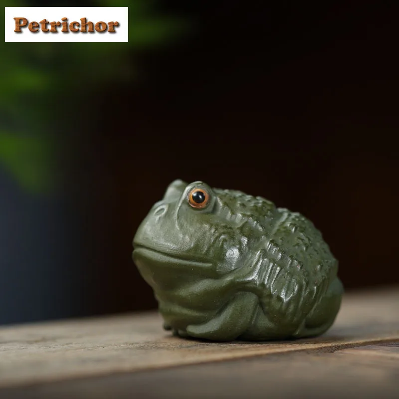 

Исин Фиолетовая глина Богатство Золотая жаба Чай Домашнее животное Эстетические чайные игры Чайная фигурка Игрушки Чайная статуя Украшения Аксессуары Ремесло