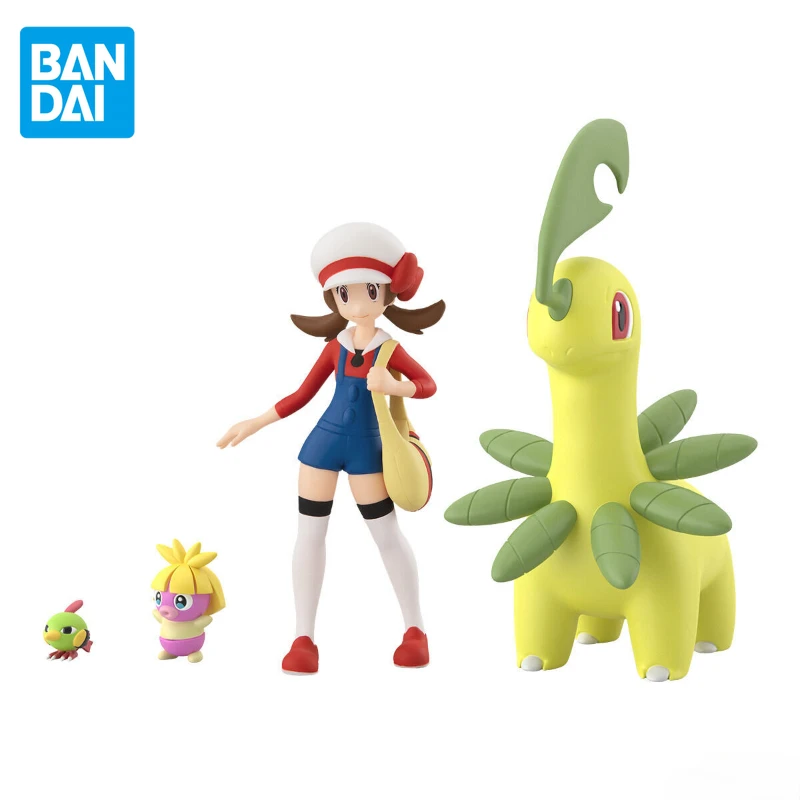 bandai-figurine-d'action-originale-pokemon-scale-world-pour-enfants-johto-region-lyra-bayleef-natu-smoochum-jouets-modeles-cadeau