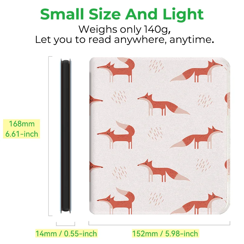 for Kobo Libra Colour and Kobo Libra2 Protective cover 7-inch Auto Sleep Wake function E-book Case with patterns