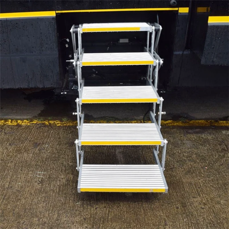 5-Stage Electric Swing Steps for  Expedition Truck Camper and RV Motorhome