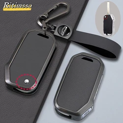 Zinc Alloy + Leather Car Key Case Cover For KIA Ceed 2023 CD Forte 2018 2019 2021 Cerato 2019 K3 Gt Seltos Sportage 2020 Sorento