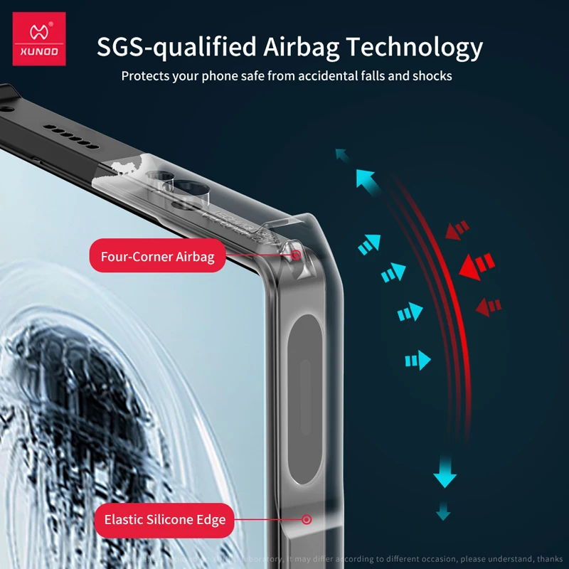 For ZTE Nubia Red Magic 10 Pro, 10 Pro Plus Case XUNDD Airbags Shockproof Quality PC + TPU Protective Back Cover