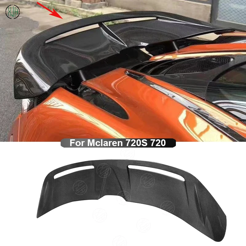 Carbon Fiber For Mclaren 720 720S Car Rear Car Rear Trunk Spoiler Rear Wing Tail Wing Parts Upgrade Body kit